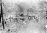 Accidente de tren en Dome Rock en 1898